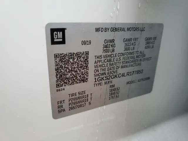 2020 GMC YUKON XL K1500 SLT  
