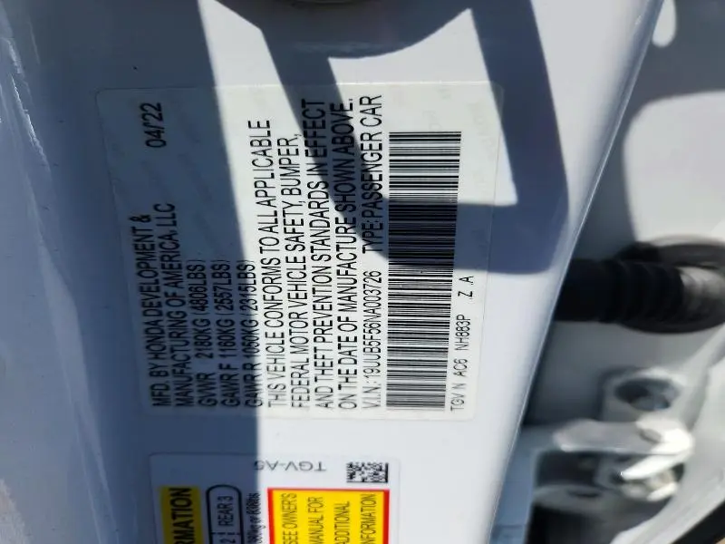 2022 ACURA TLX TECH A  