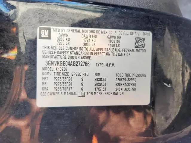 2010 CHEVROLET AVALANCHE LTZ  