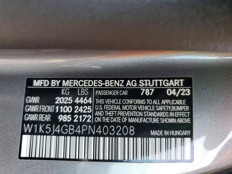 2023 MERCEDES-BENZ CLA 250  