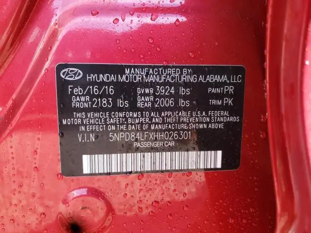 2017 HYUNDAI ELANTRA SE  