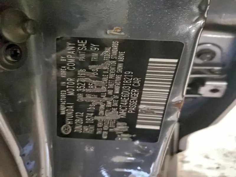 2013 HYUNDAI ACCENT GLS  