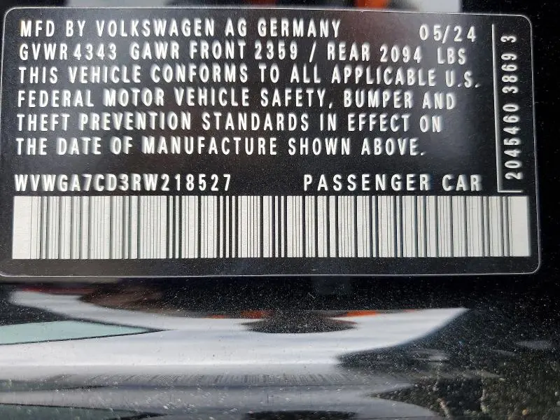 2024 VOLKSWAGEN GTI S  