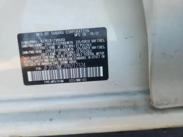 2023 SUBARU CROSSTREK LIMITED  