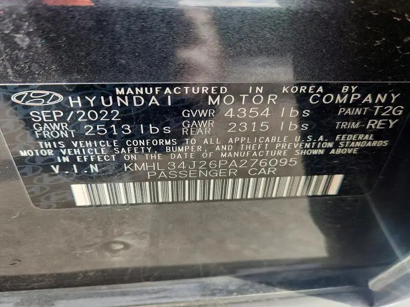 2023 HYUNDAI SONATA LIMITED  