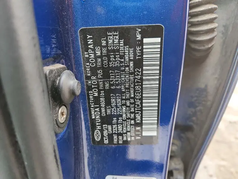 2014 HYUNDAI TUCSON GLS  