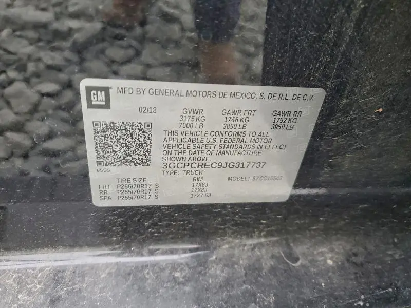 2018 CHEVROLET SILVERADO C1500 LT  