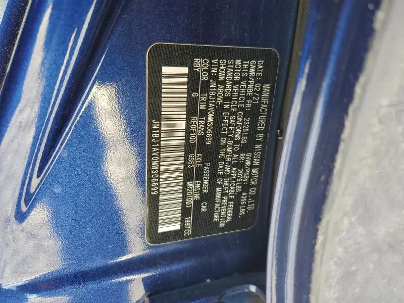 2021 NISSAN ROGUE SPORT S  