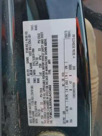 2022 FORD ESCAPE TITANIUM  