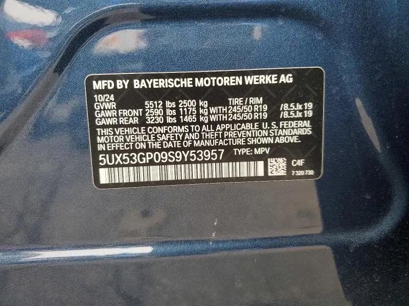 2025 BMW X3 30 XDRIVE  