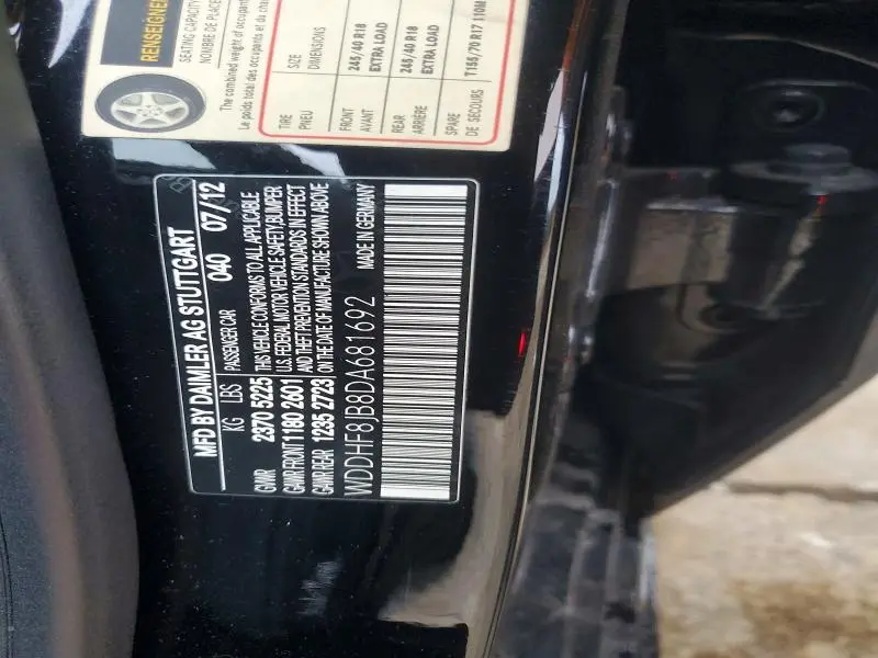 2013 MERCEDES-BENZ E 350 4MATIC  