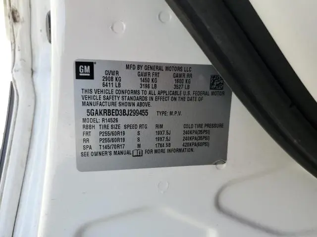 2011 BUICK ENCLAVE CXL  