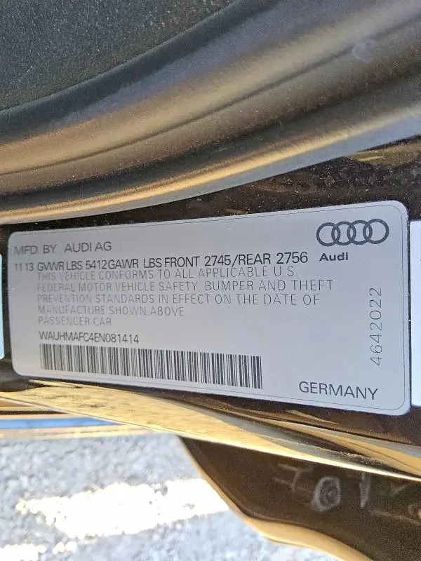 2014 AUDI A6 PRESTIGE  