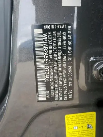 2015 PORSCHE MACAN S  