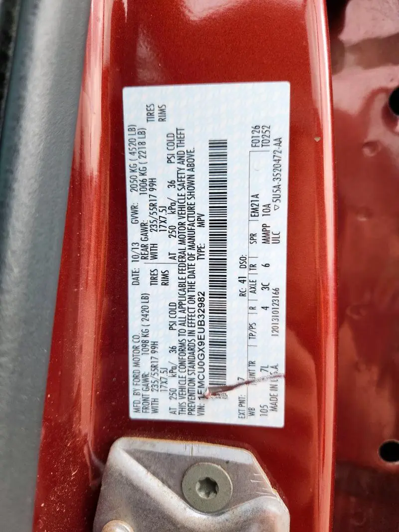 2014 FORD ESCAPE SE