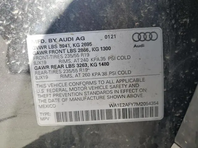 2021 AUDI Q5 E PREMIUM PLUS  
