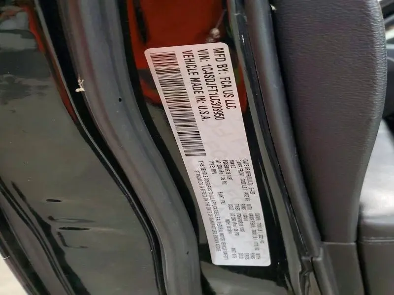 2020 DODGE DURANGO SSV  