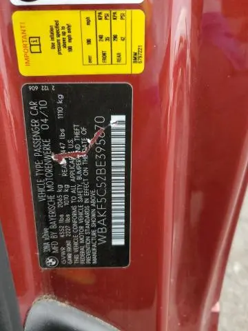 2011 BMW 328 XI SULEV  