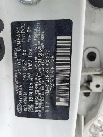 2015 HYUNDAI ACCENT GLS  