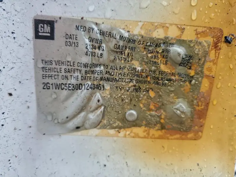 2013 CHEVROLET IMPALA LTZ  