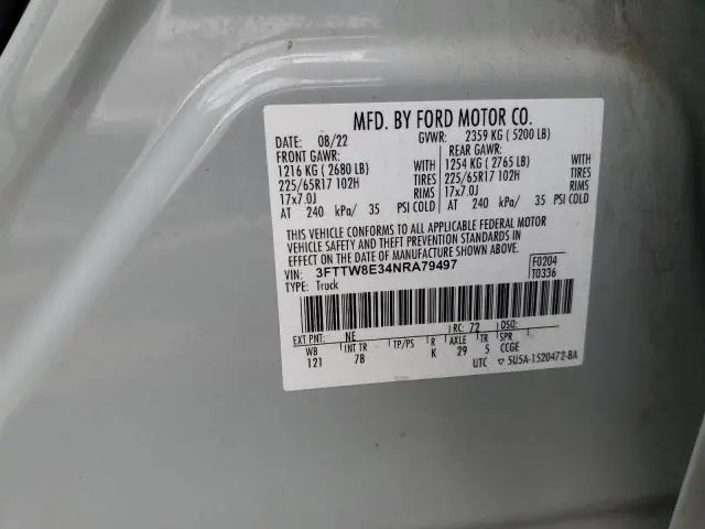 2022 FORD MAVERICK XL  