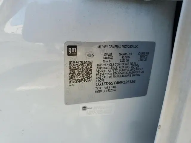 2022 CHEVROLET MALIBU LT  