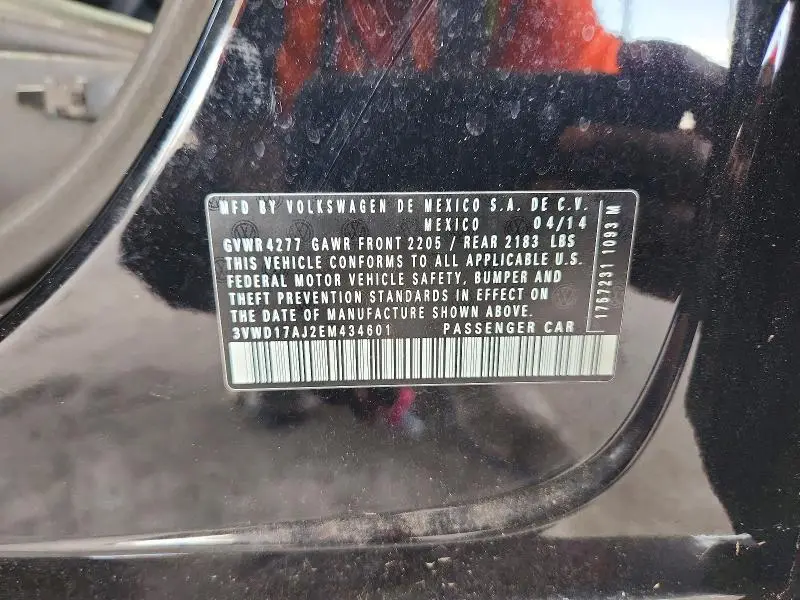 2014 VOLKSWAGEN JETTA SE  