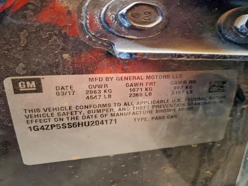 2017 BUICK LACROSSE ESSENCE  