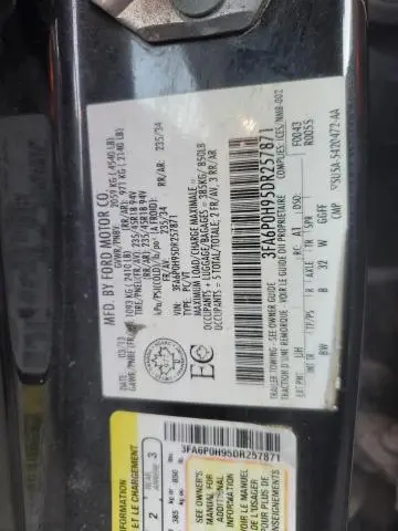 2013 FORD FUSION SE  
