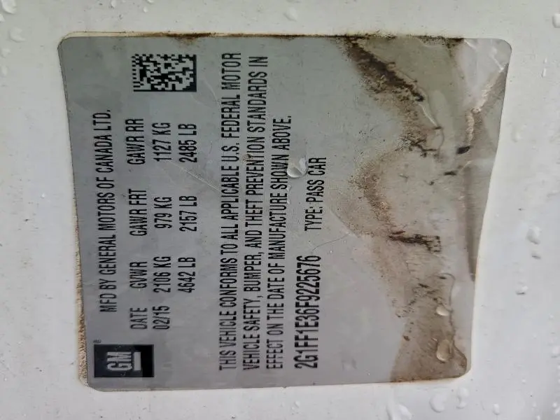 2015 CHEVROLET CAMARO LT  