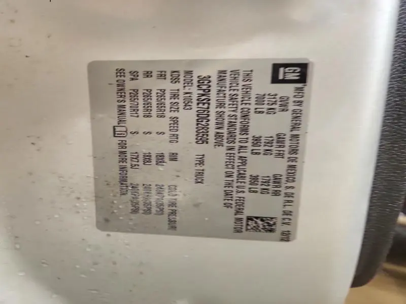 2013 CHEVROLET SILVERADO K1500 LT  