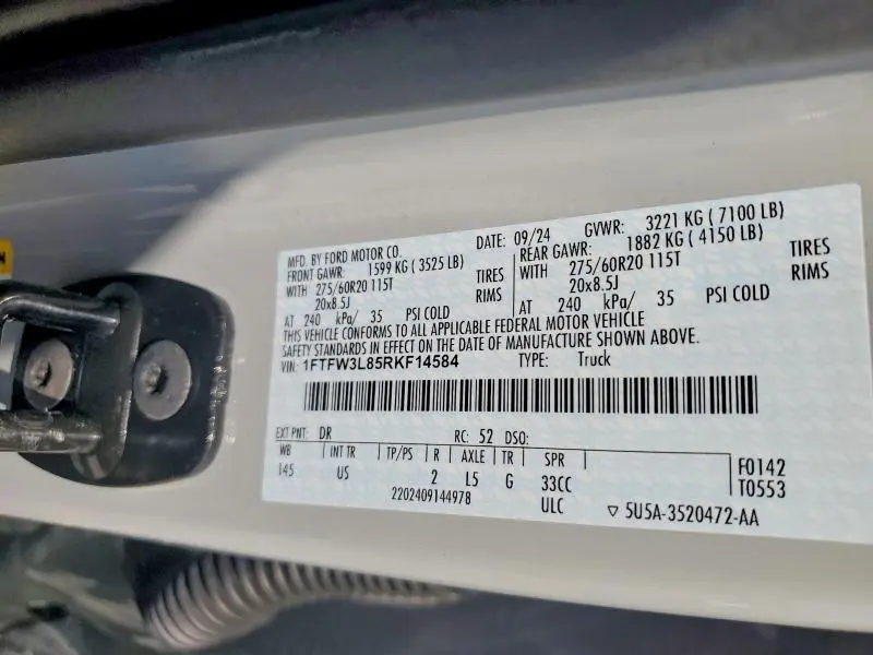 2024 FORD F150 XLT  