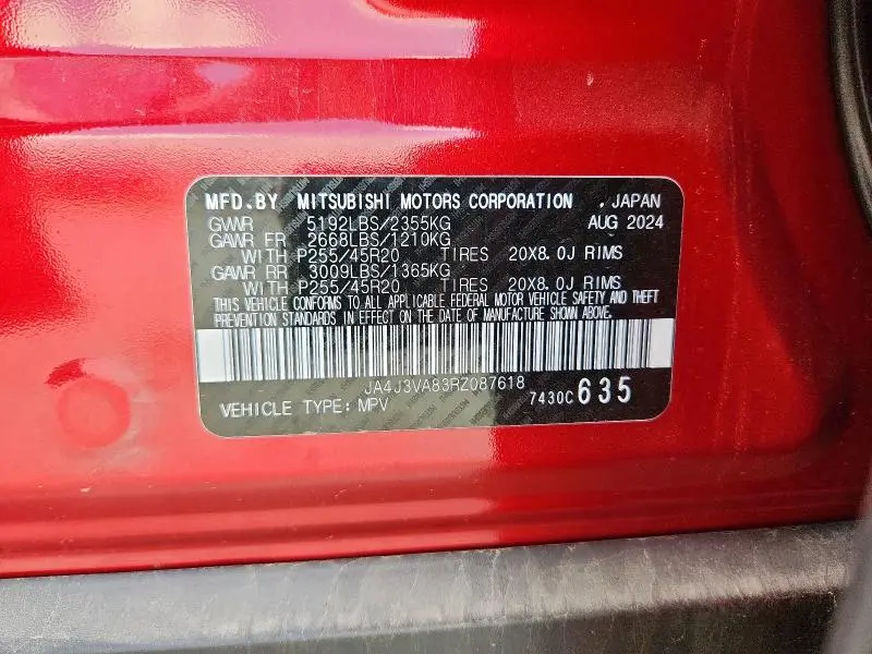 2024 MITSUBISHI OUTLANDER SE