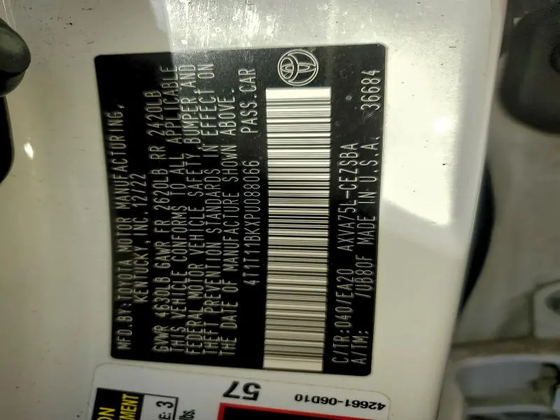 2023 TOYOTA CAMRY SE NIGHT SHADE  