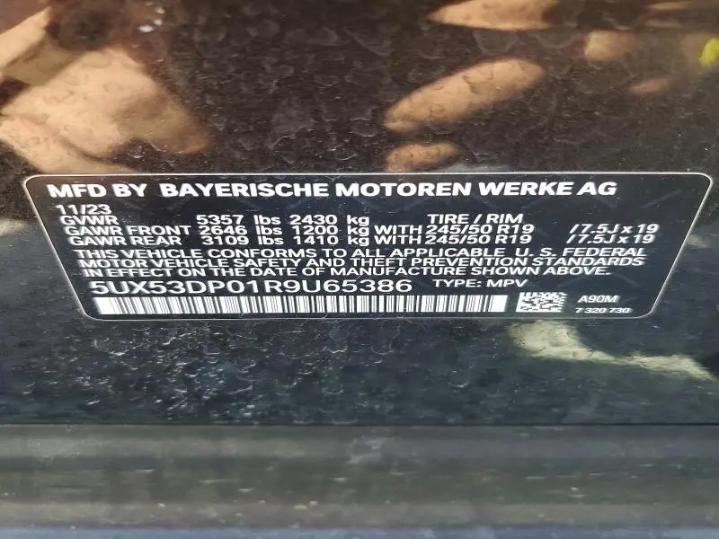 2024 BMW X3 XDRIVE30I  