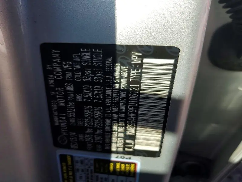 2015 HYUNDAI SANTA FE LIMITED  