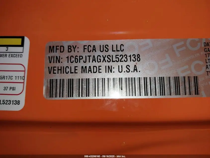 2025 JEEP GLADIATOR WILLYS