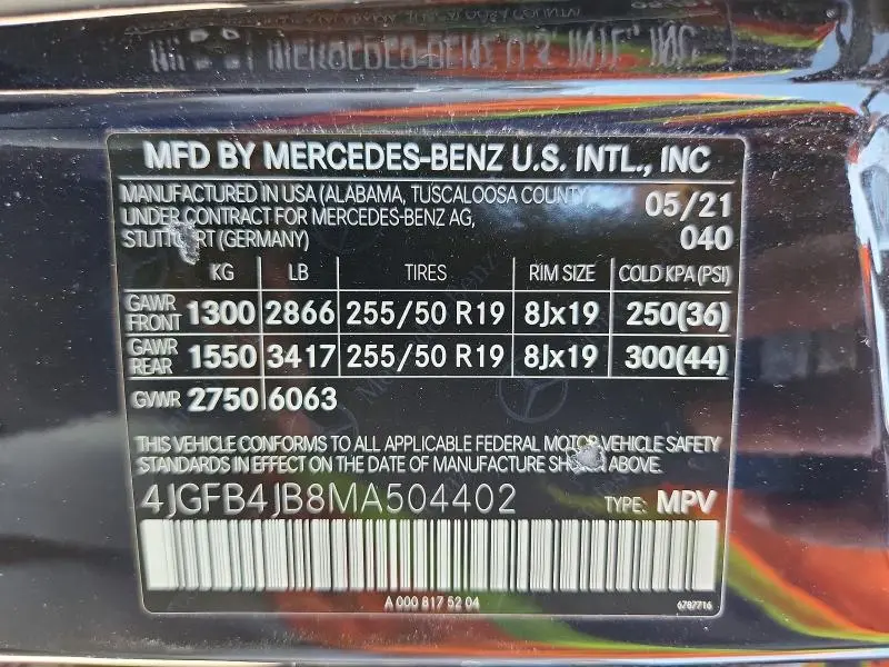 2021 MERCEDES-BENZ GLE 350  