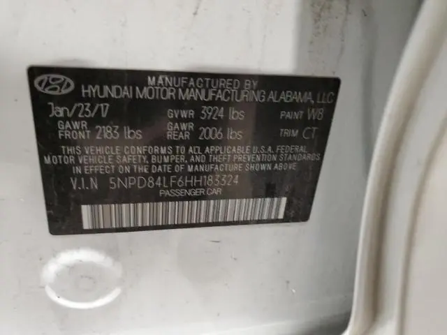 2017 HYUNDAI ELANTRA SE  
