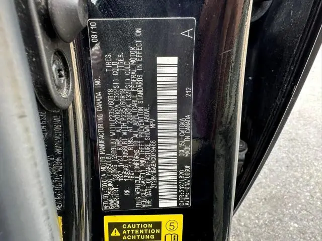 2010 LEXUS RX 350  