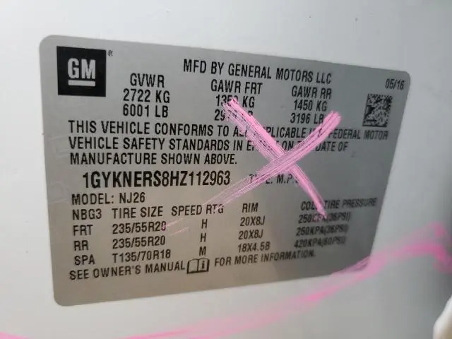 2017 CADILLAC XT5 PREMIUM LUXURY  