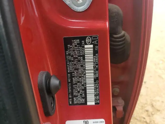 2019 TOYOTA COROLLA L  