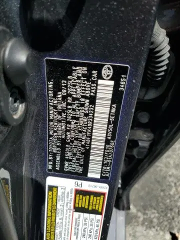 2013 TOYOTA CAMRY L  