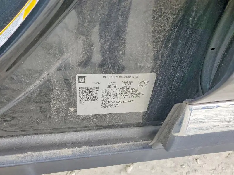 2020 CHEVROLET BOLT EV LT  