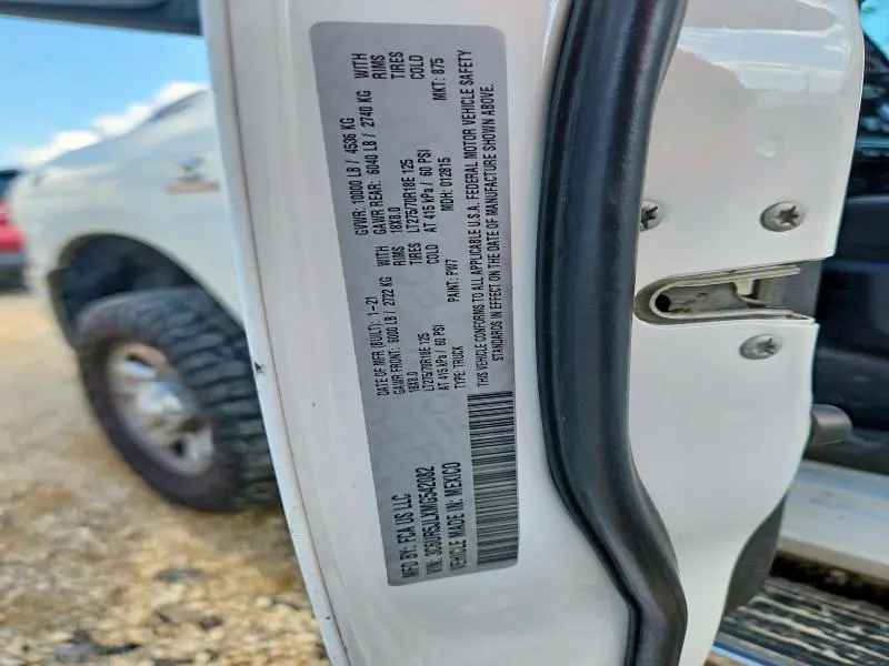 2021 RAM 2500 BIG HORN  