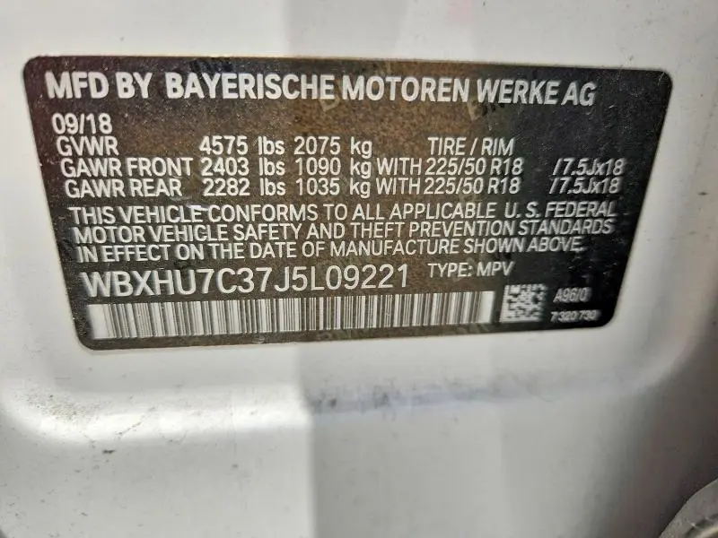 2018 BMW X1 SDRIVE28I  