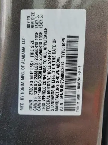 2021 HONDA ODYSSEY EXL  