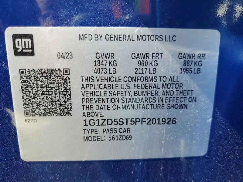2023 CHEVROLET MALIBU LT  