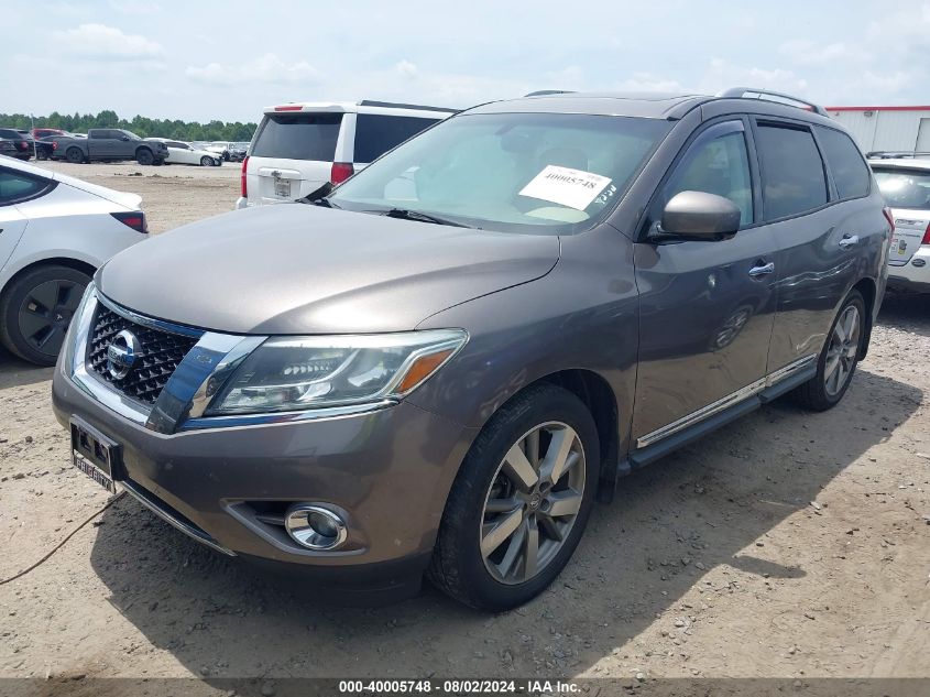 2014 NISSAN PATHFINDER PLATINUM