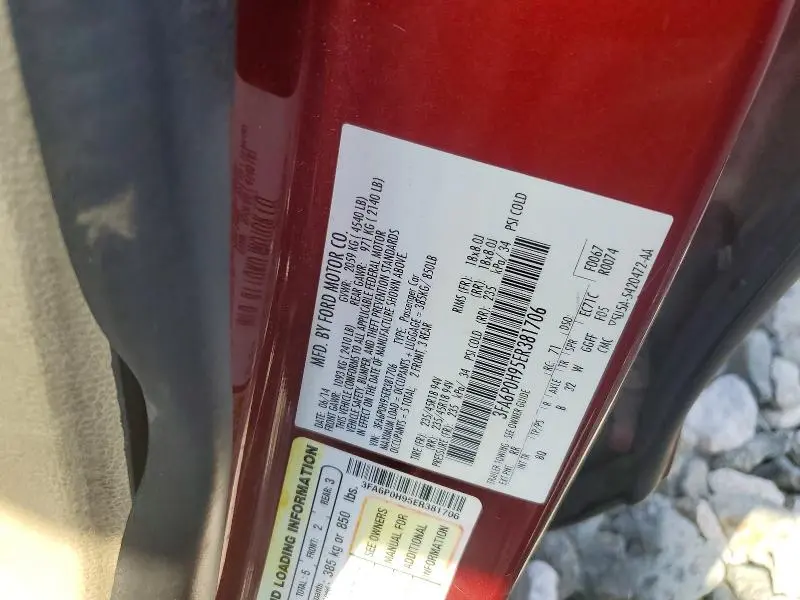 2014 FORD FUSION SE  